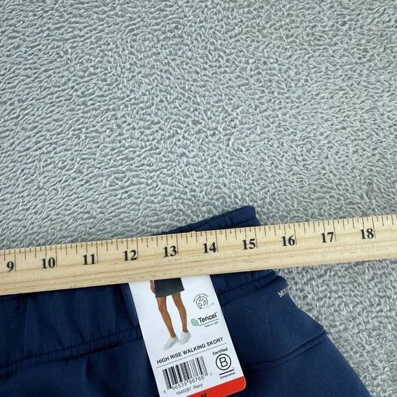 Mondetta High Rise Walking Skort Tencel Blend Navy Blue Womens NWT 5207 - Picture 8 of 10